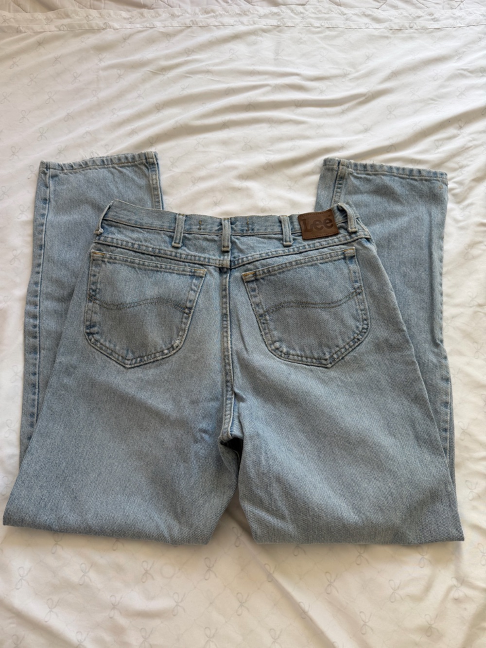 Lee Light Blue Regular Fit Denim Jeans